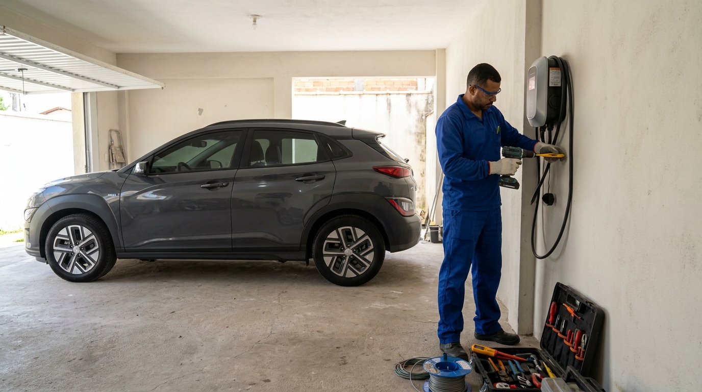 Instalação de Carregador de Carro Elétrico perto de mim em Divinópolis‑MG